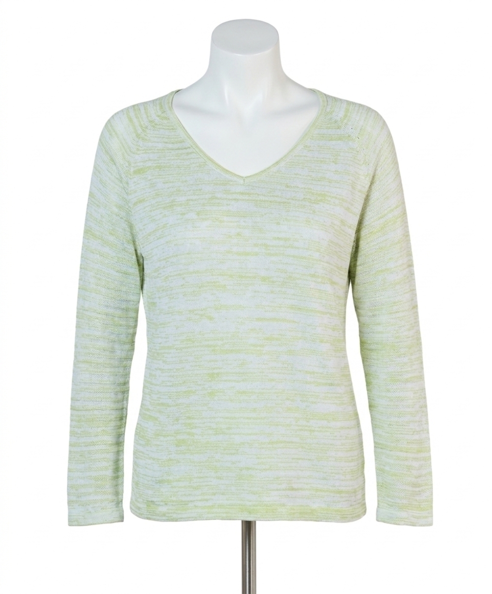 NEW FRENCH KYSS v-neck sweater in lime